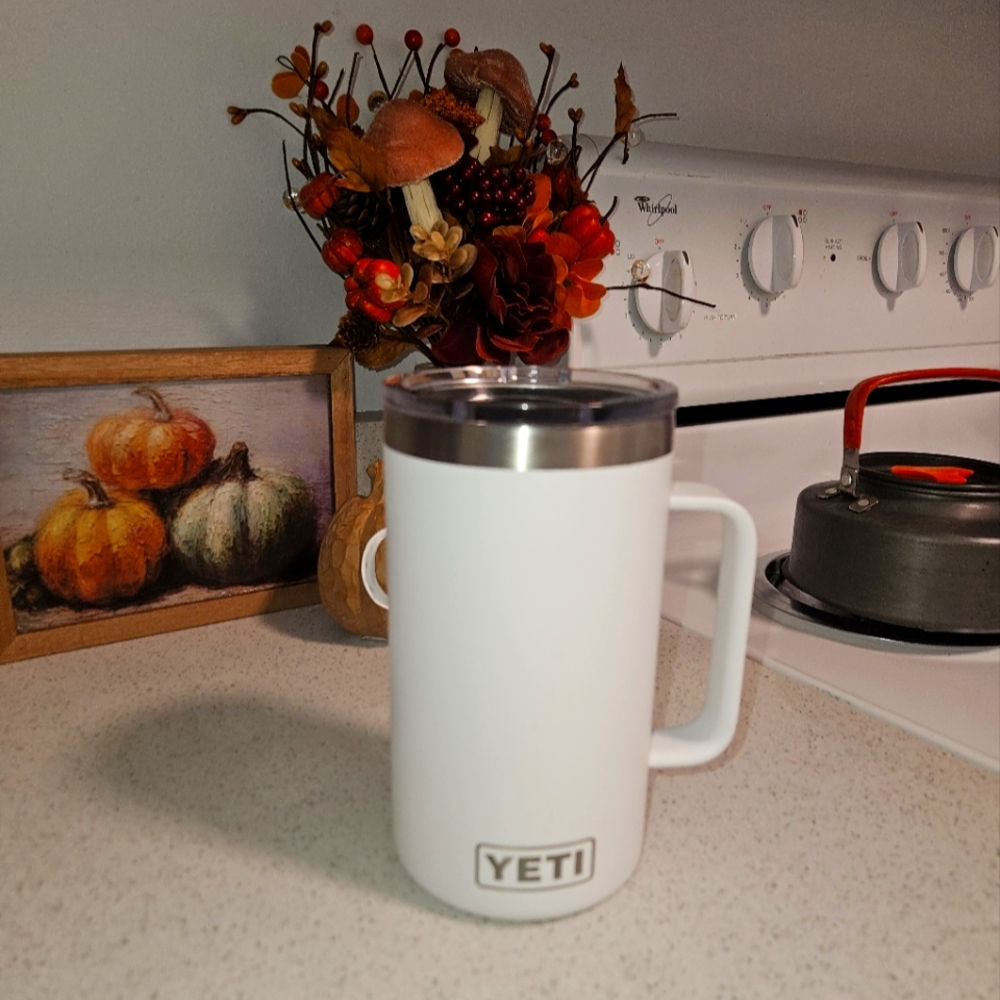 YETI White Mug with Handle